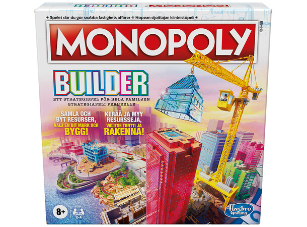Monopoly Builder Brädspel Svensk utgåva 